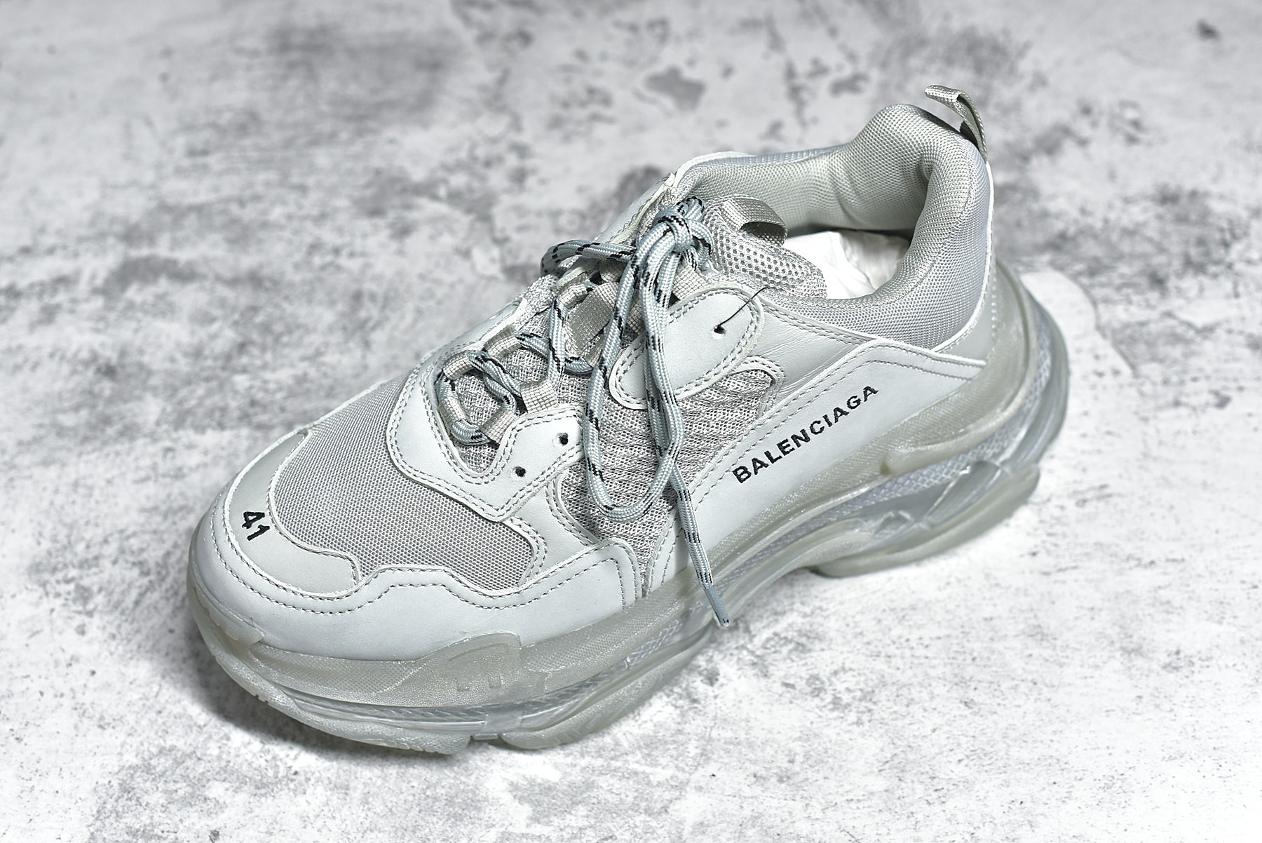 Balenciaga Triple S Clear Sole Grey