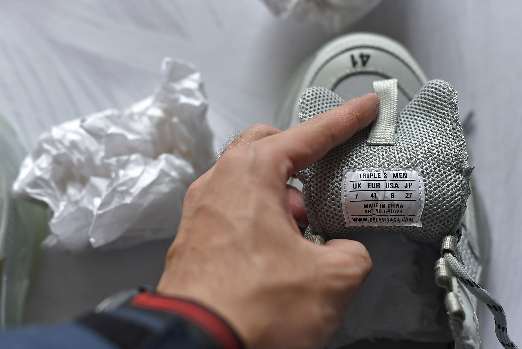 Balenciaga Triple S Clear Sole Grey