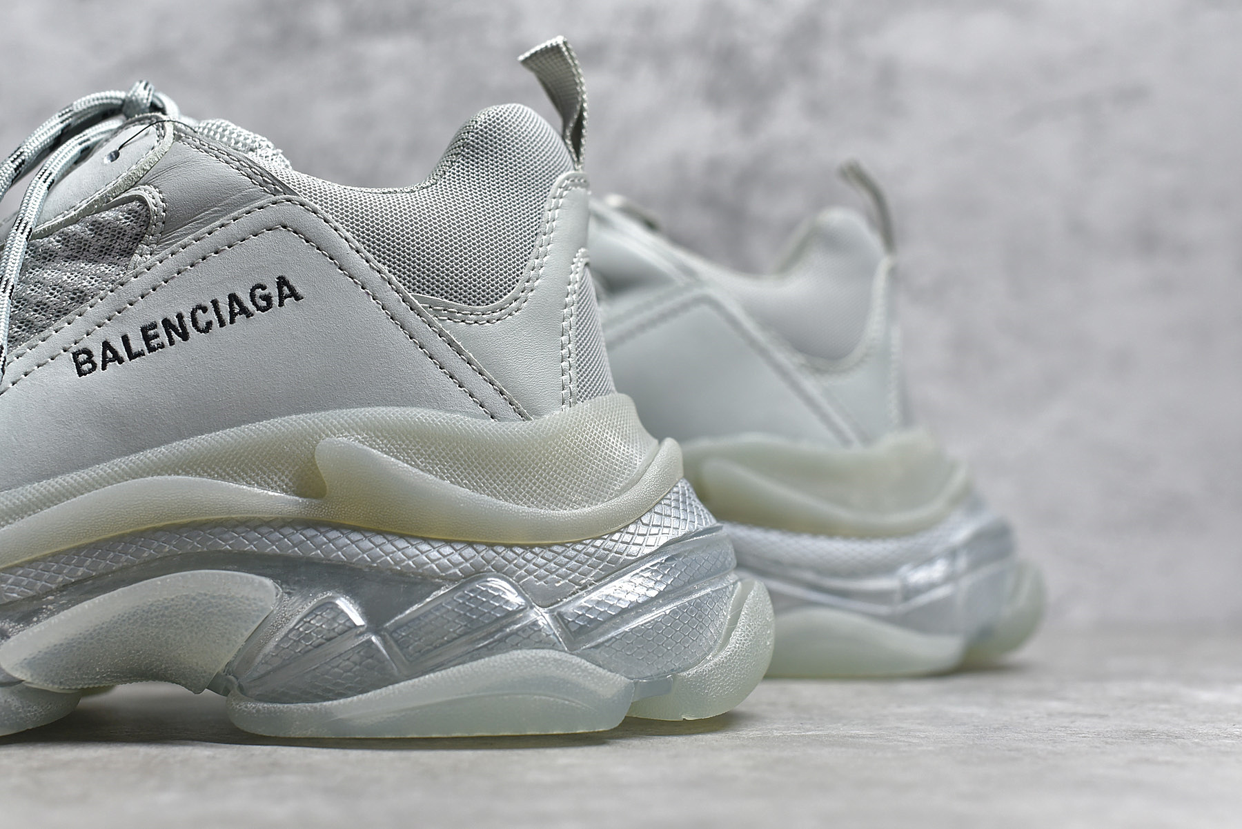 Balenciaga Triple S Clear Sole Grey