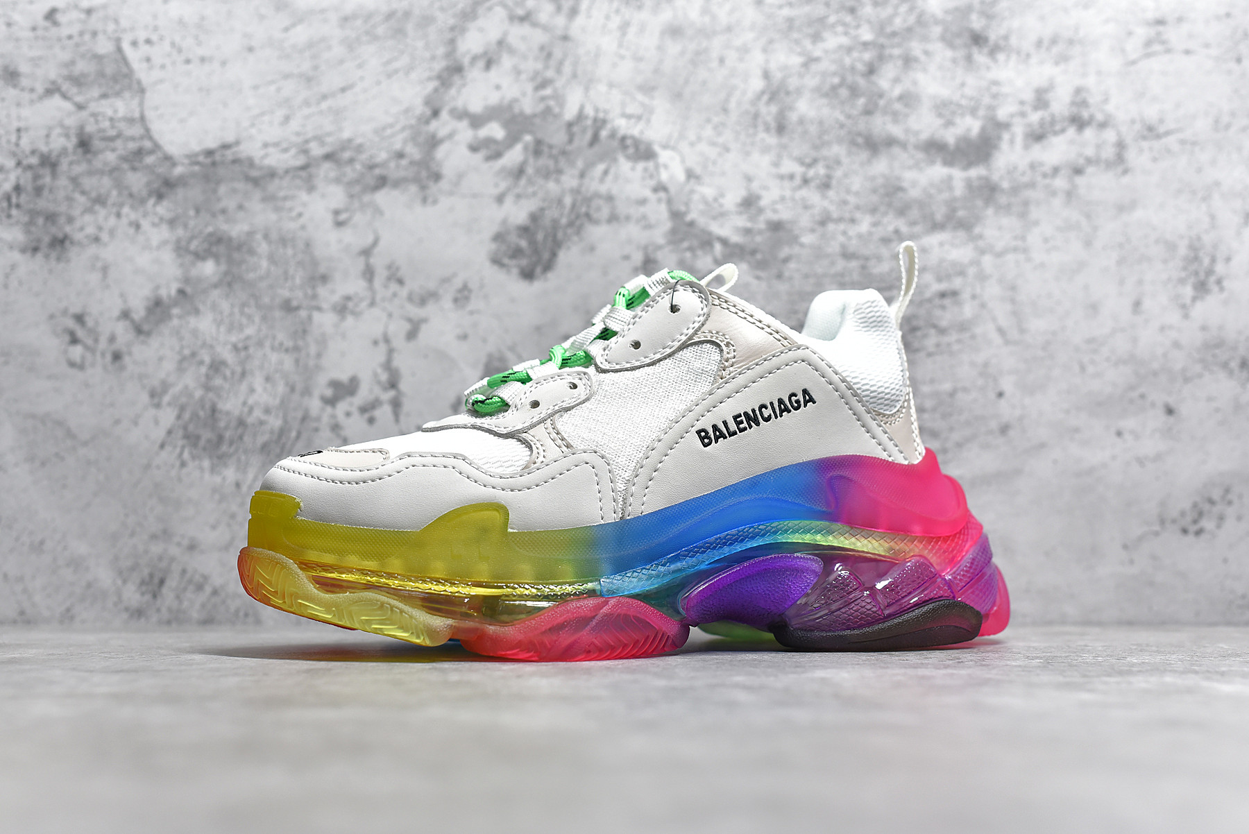 Balenciaga Triple S Clear Sole Rainbow