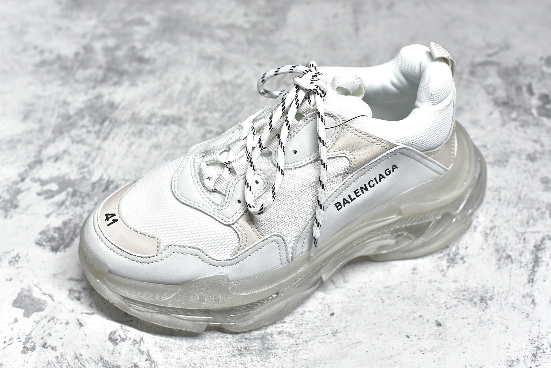 Balenciaga Triple S Clear Sole White