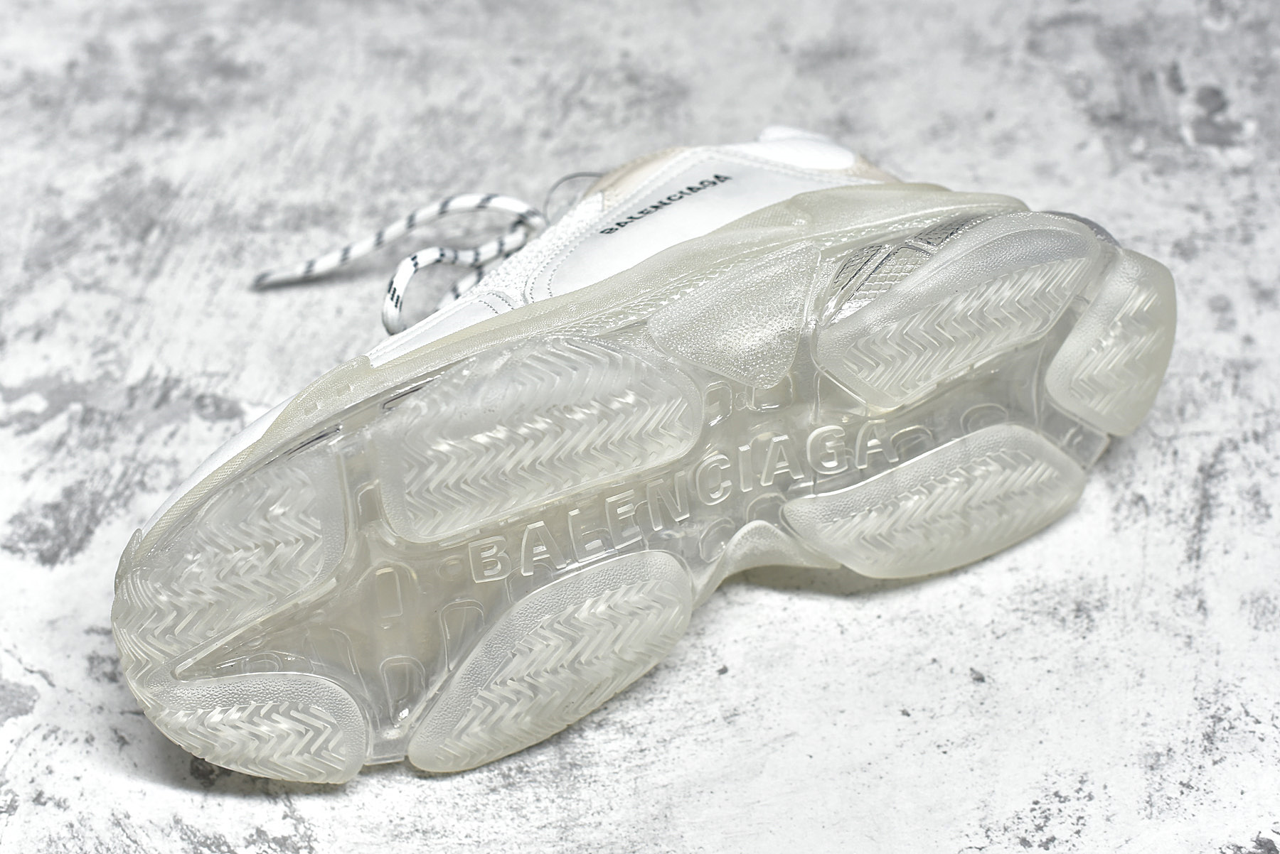 Balenciaga Triple S Clear Sole White
