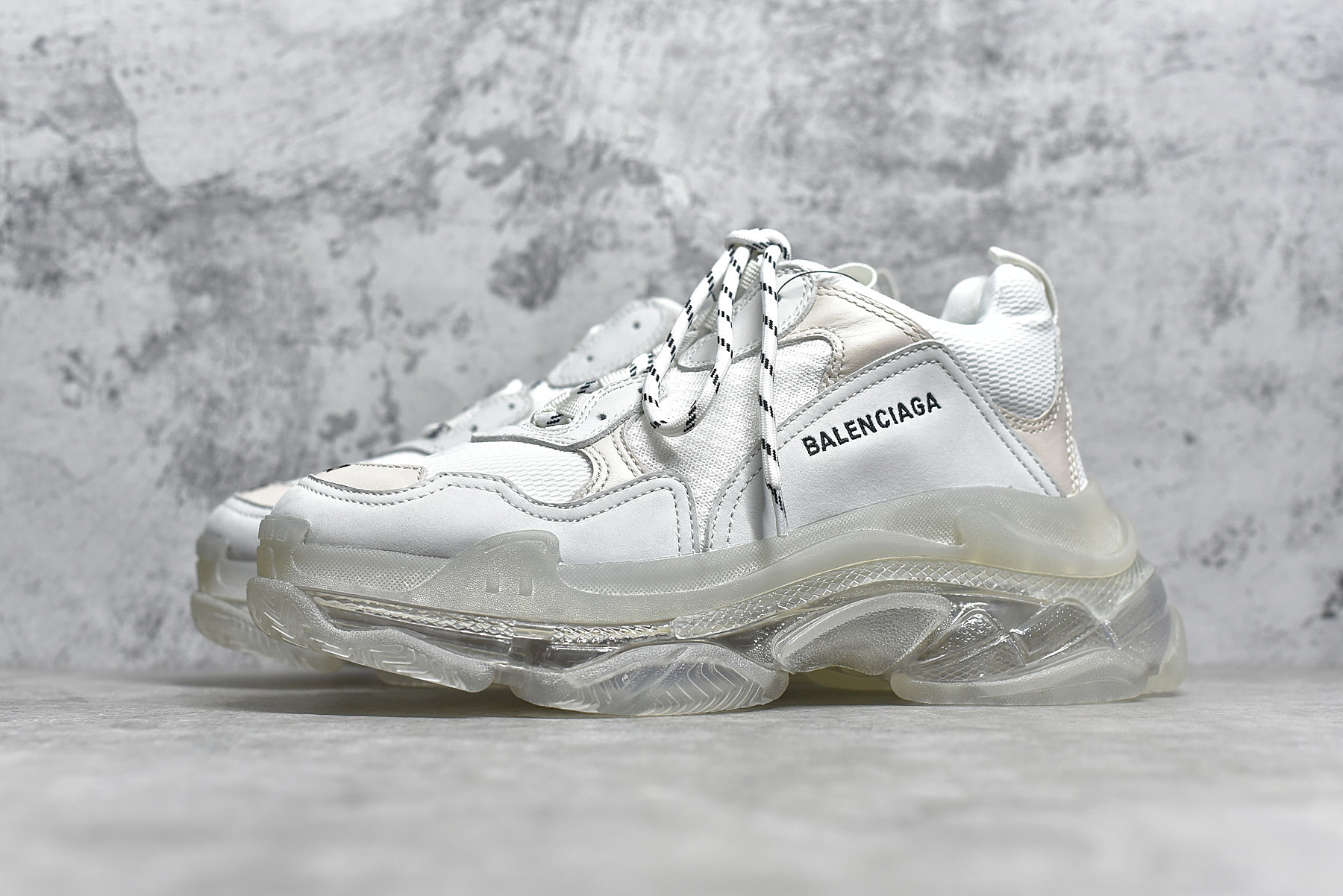 Balenciaga Triple S Clear Sole White