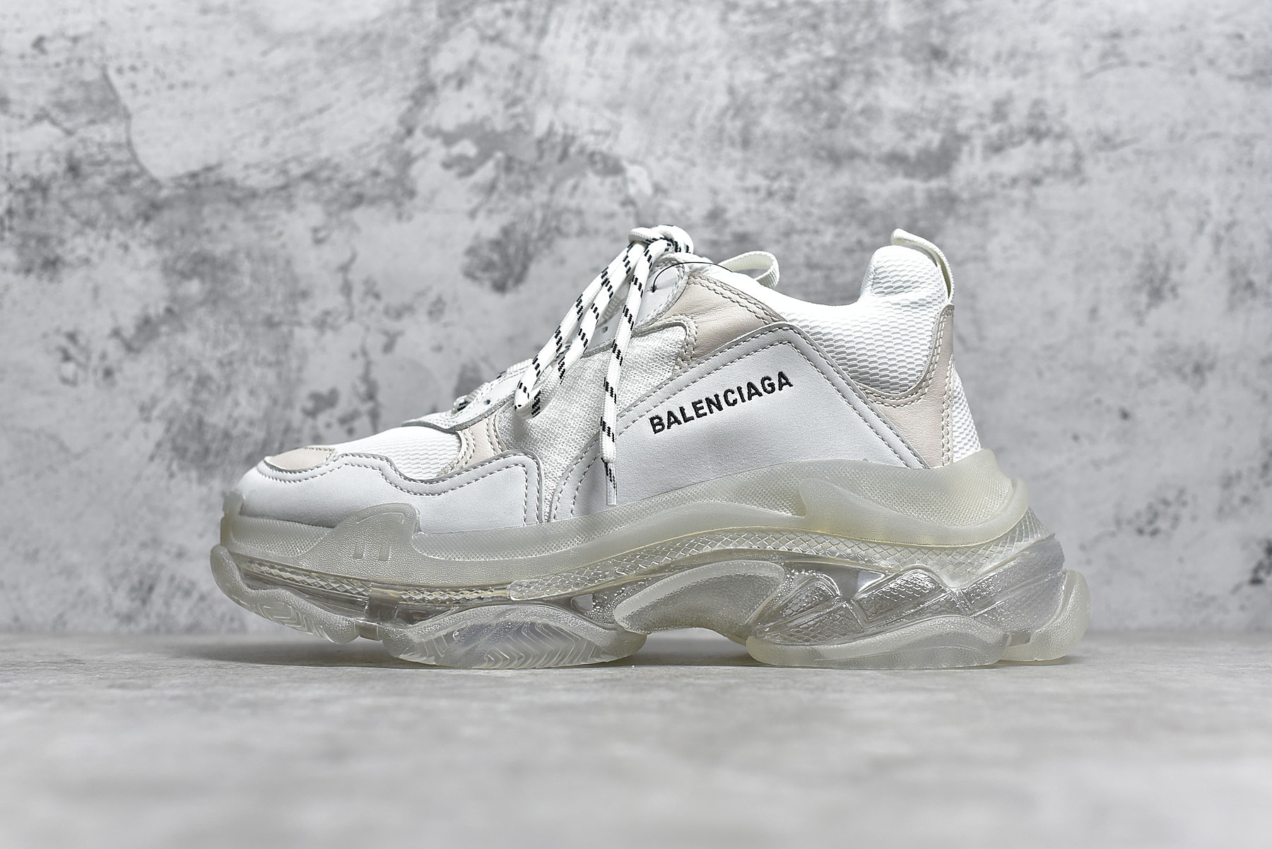 Balenciaga Triple S Clear Sole White