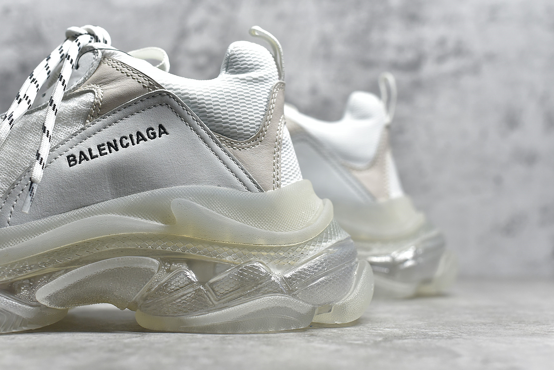 Balenciaga Triple S Clear Sole White