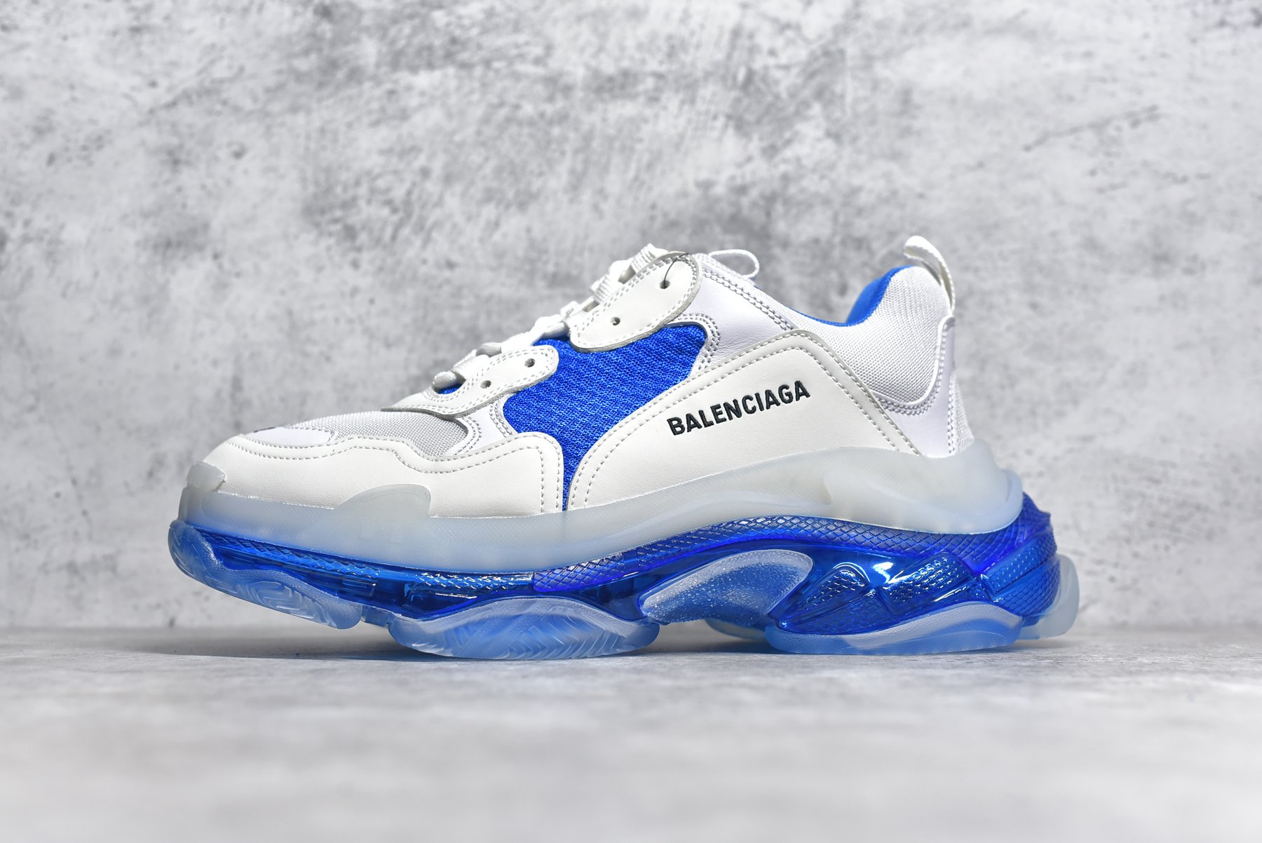 Balenciaga Triple S Clear Sole WhiteBlue