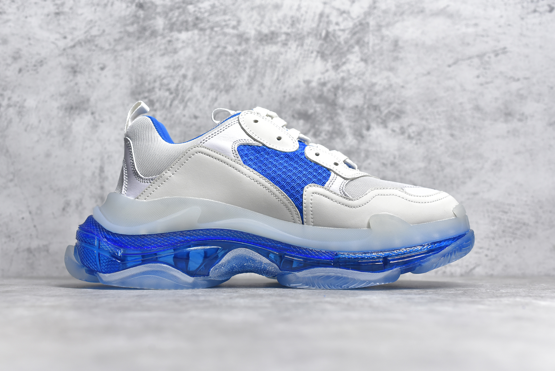 Balenciaga Triple S Clear Sole WhiteBlue