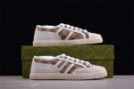 Gucci GG Canvas Light Grey Suede Sneaker
