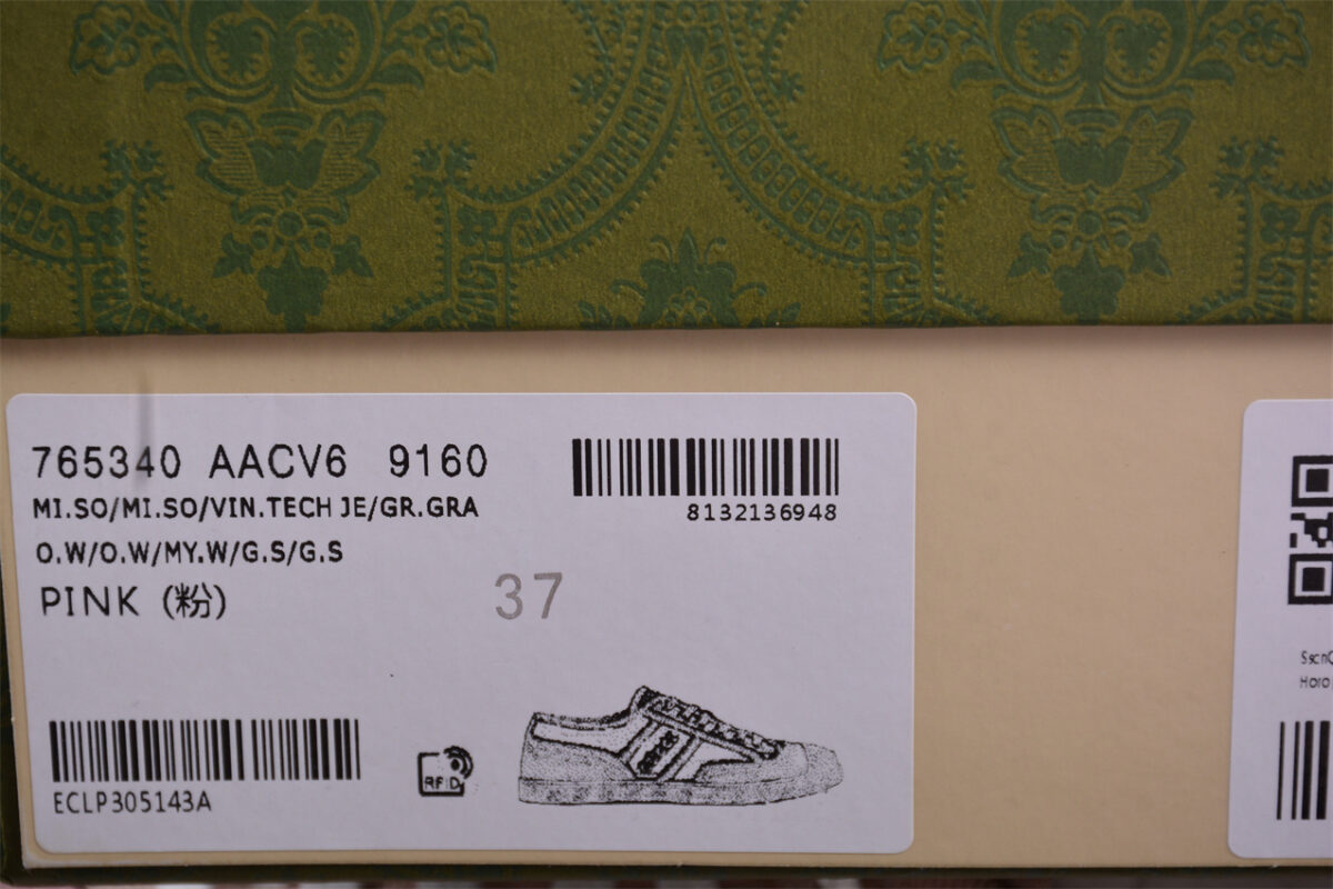 Gucci GG Canvas Pink Suede Sneaker