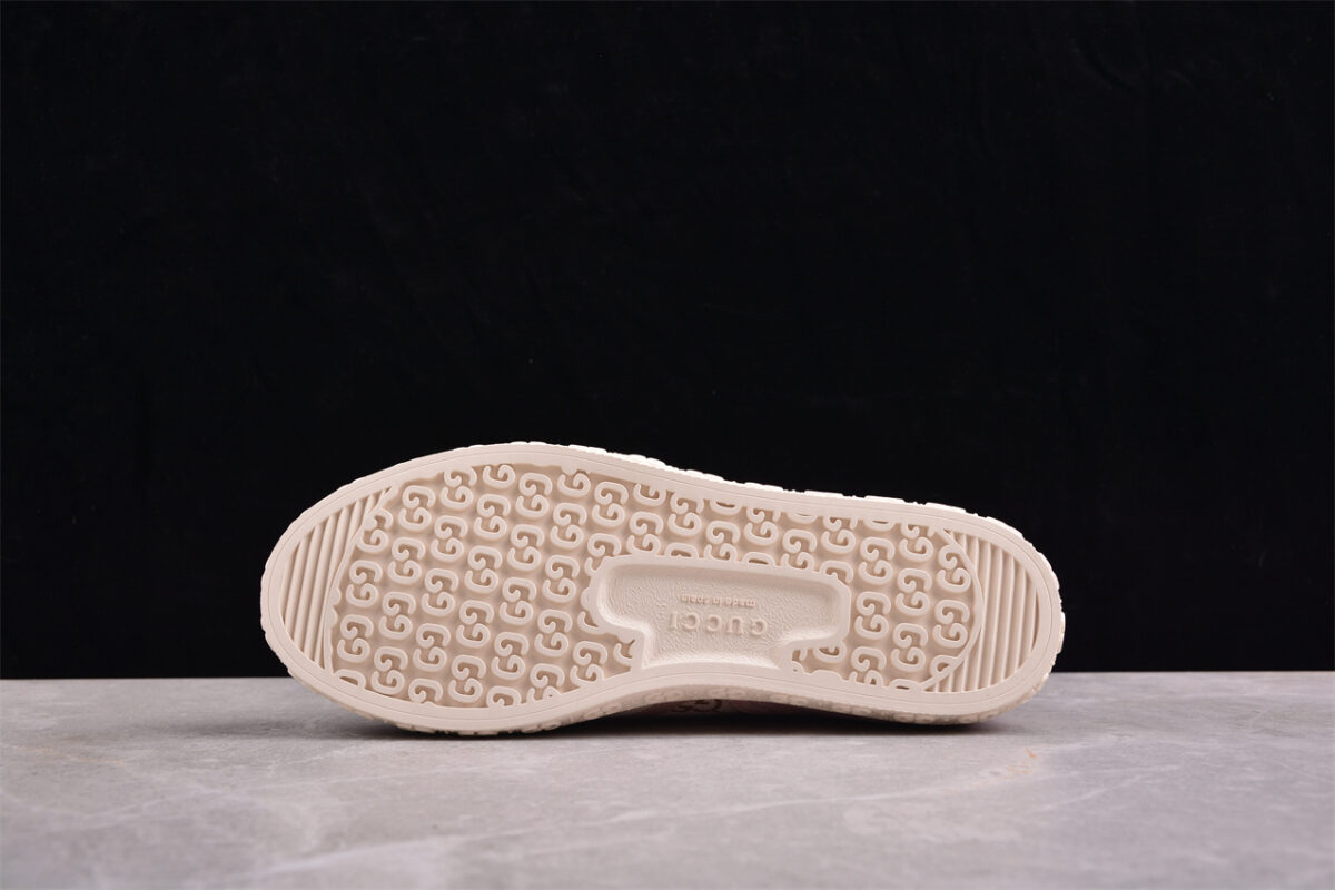 Gucci GG Canvas Pink Suede Sneaker