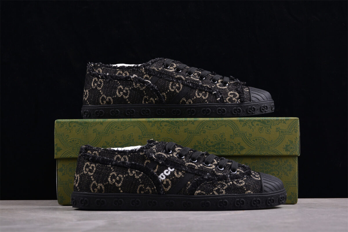 Gucci GG Distressed Canvas Sneaker
