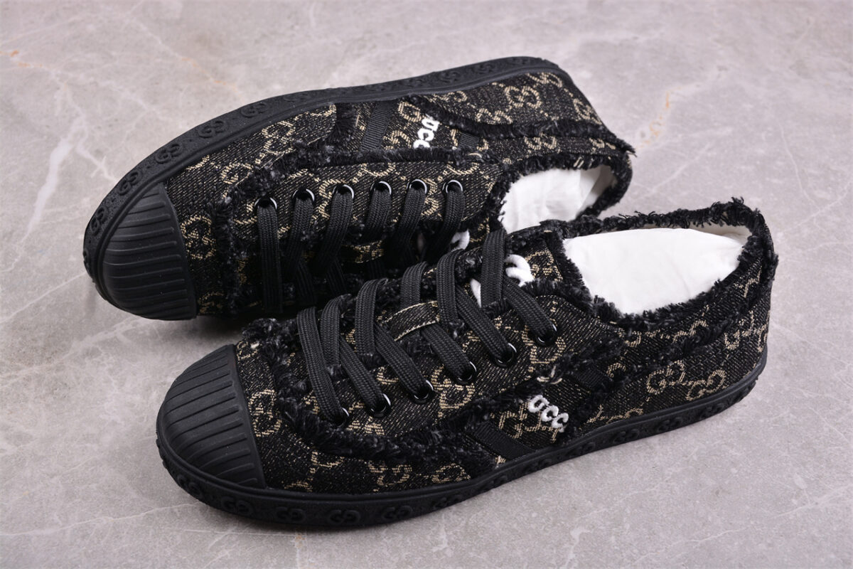 Gucci GG Distressed Canvas Sneaker