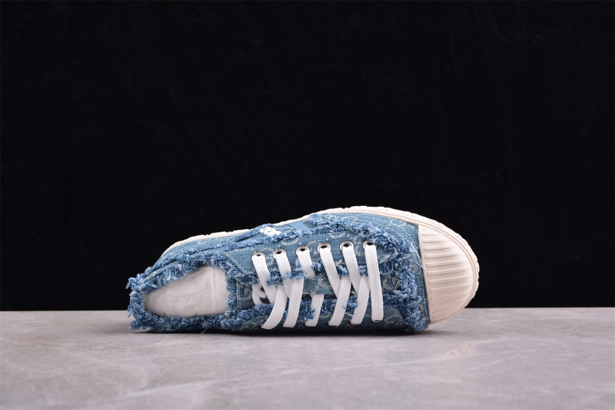 Gucci GG Distressed Denim Sneaker