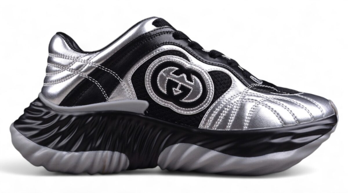 Gucci Metallic Rhyton Sneakers