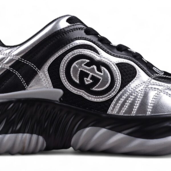 Gucci Metallic Rhyton Sneakers