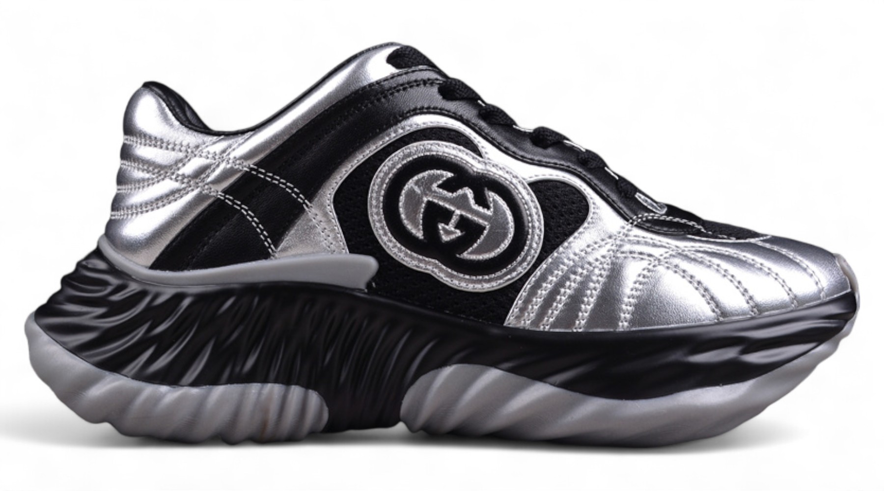 Gucci Metallic Rhyton Sneakers