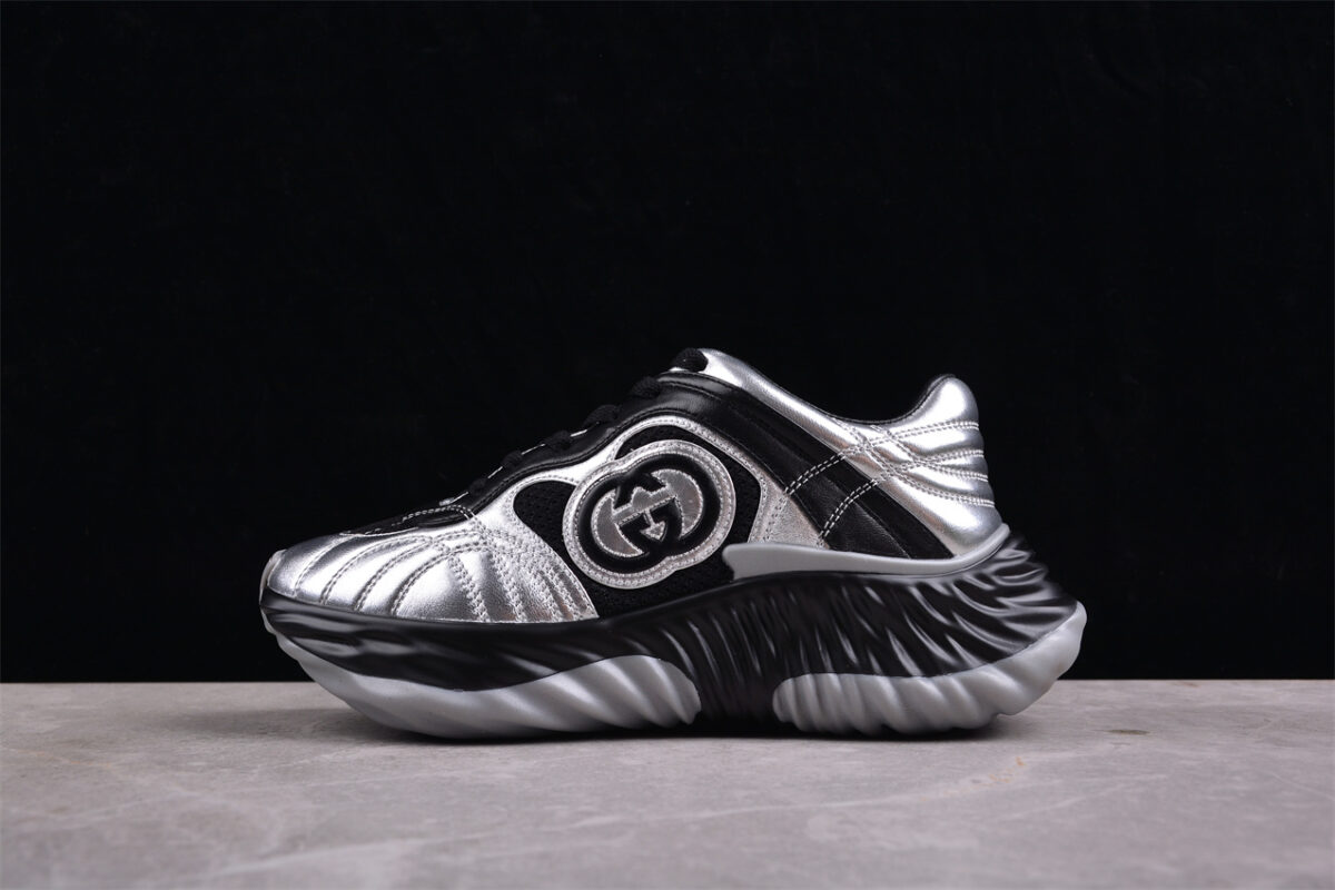 Gucci Metallic Rhyton Sneakers