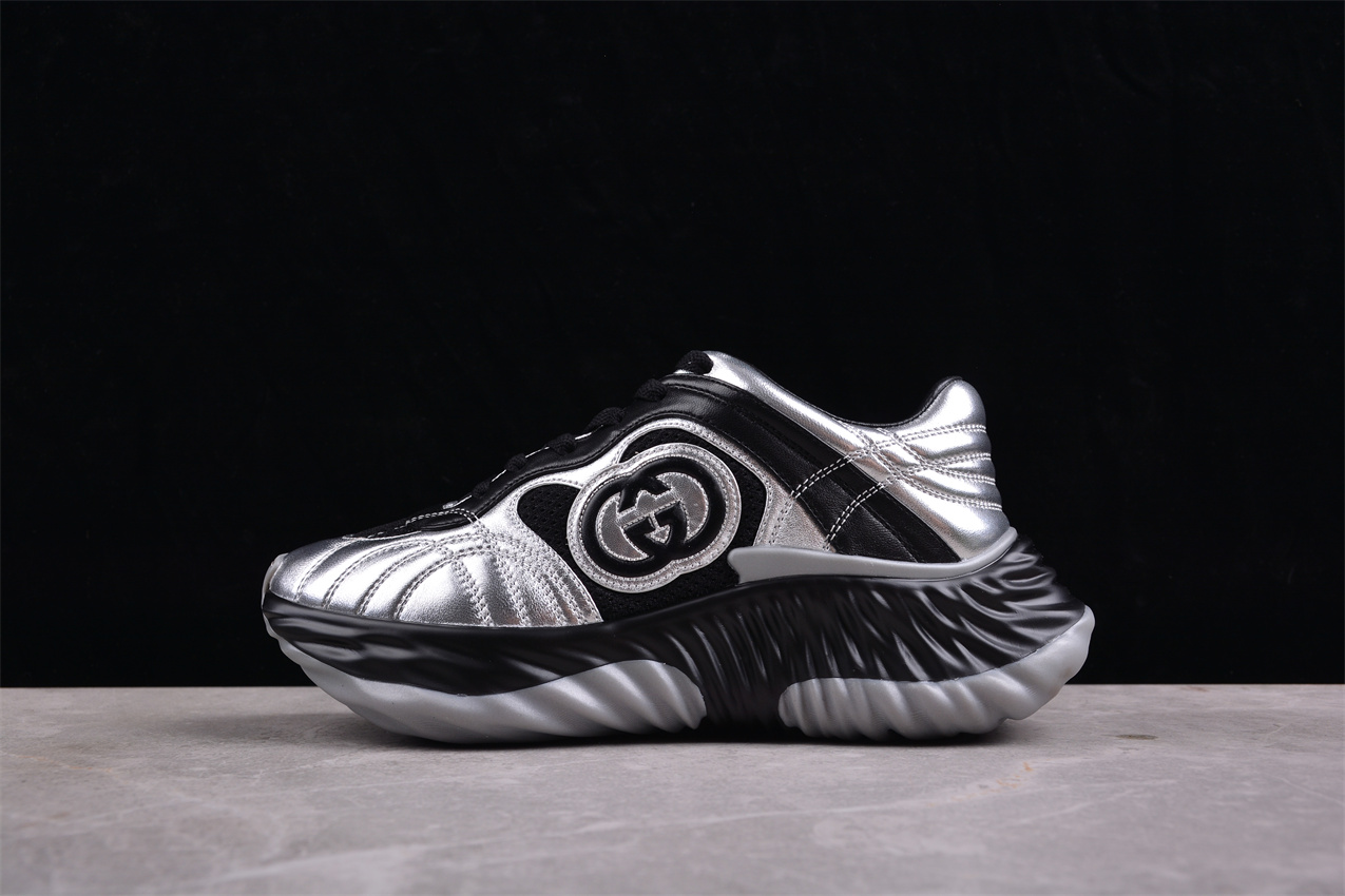 Gucci Metallic Rhyton Sneakers