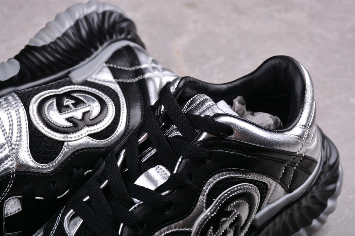 Gucci Metallic Rhyton Sneakers