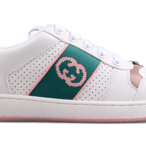 Gucci Screener GG enamel retro dad sneakers