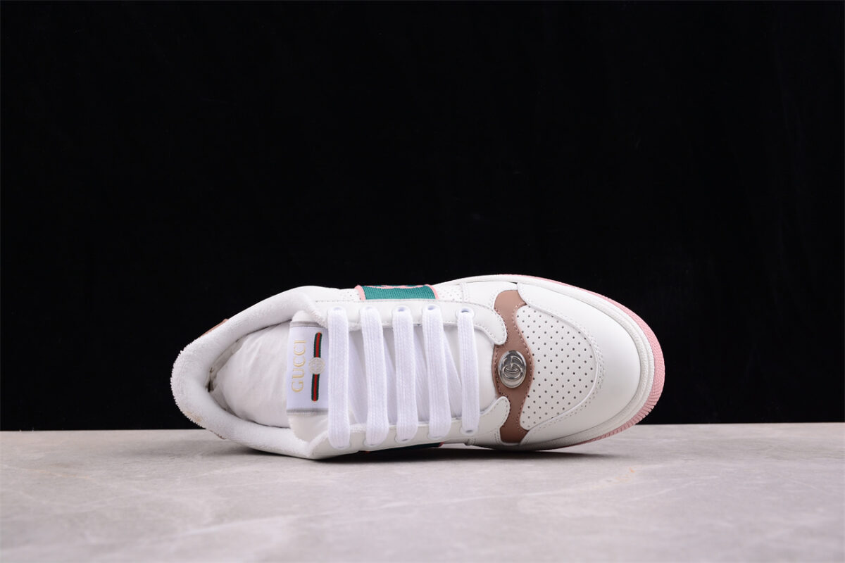 Gucci Screener GG enamel retro dad sneakers