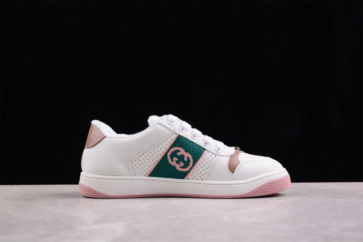 Gucci Screener GG enamel retro dad sneakers