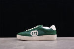 Gucci Suede Green Interlocking G Sneakers