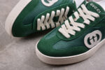 Gucci Suede Green Interlocking G Sneakers