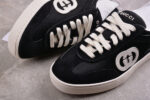 Gucci White Suede Mesh Sneakers