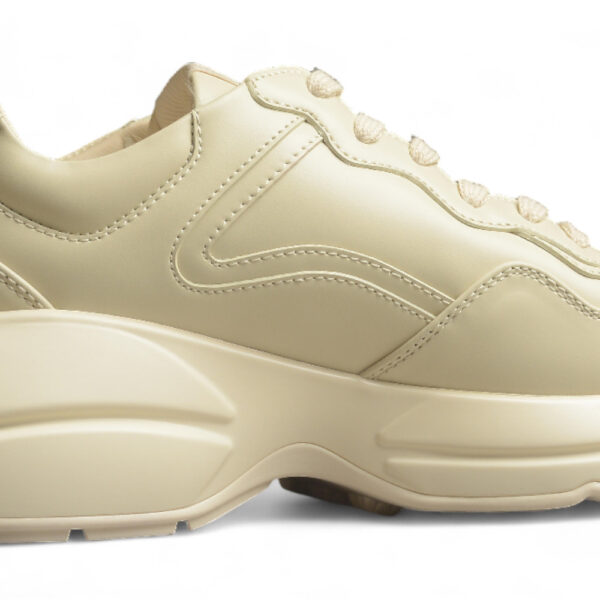 Gucci leather horn-shaped retro daddy casual sports jogging shoes