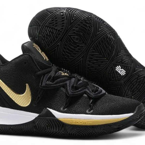 NIKE KYRIE 5 x BLACK METALLIC GOLD