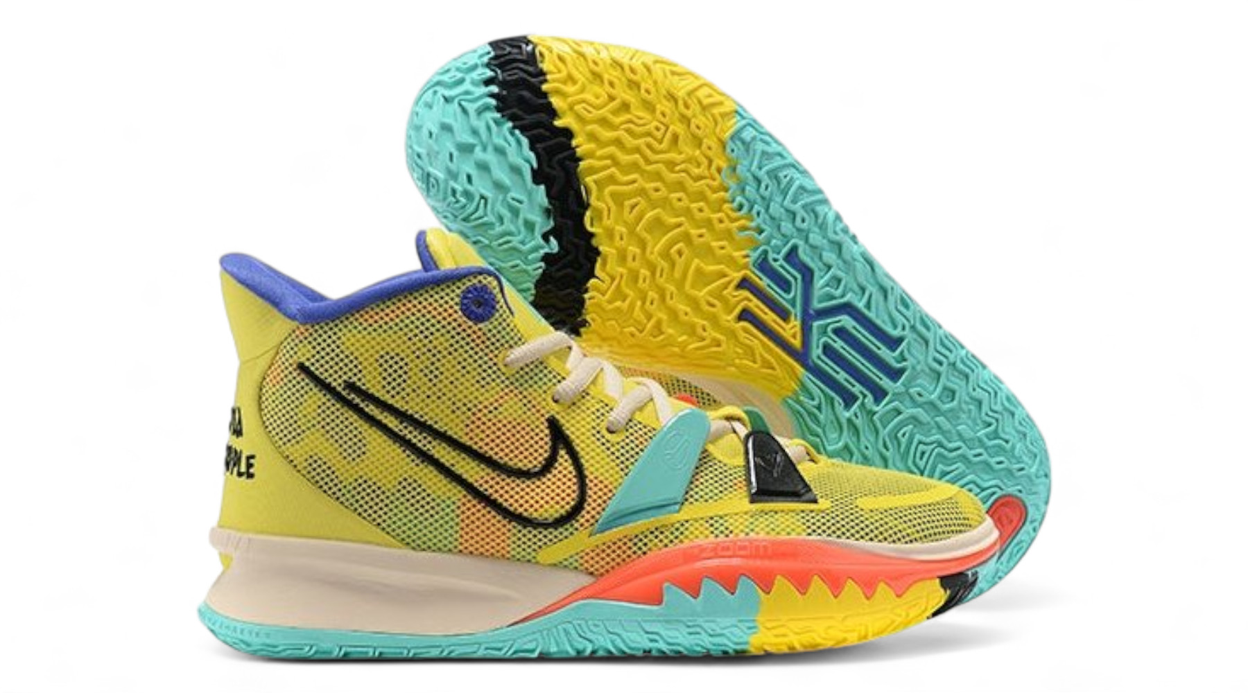 NIKE KYRIE 7 x 1 WORLD 1 PEOPLE YELLOW