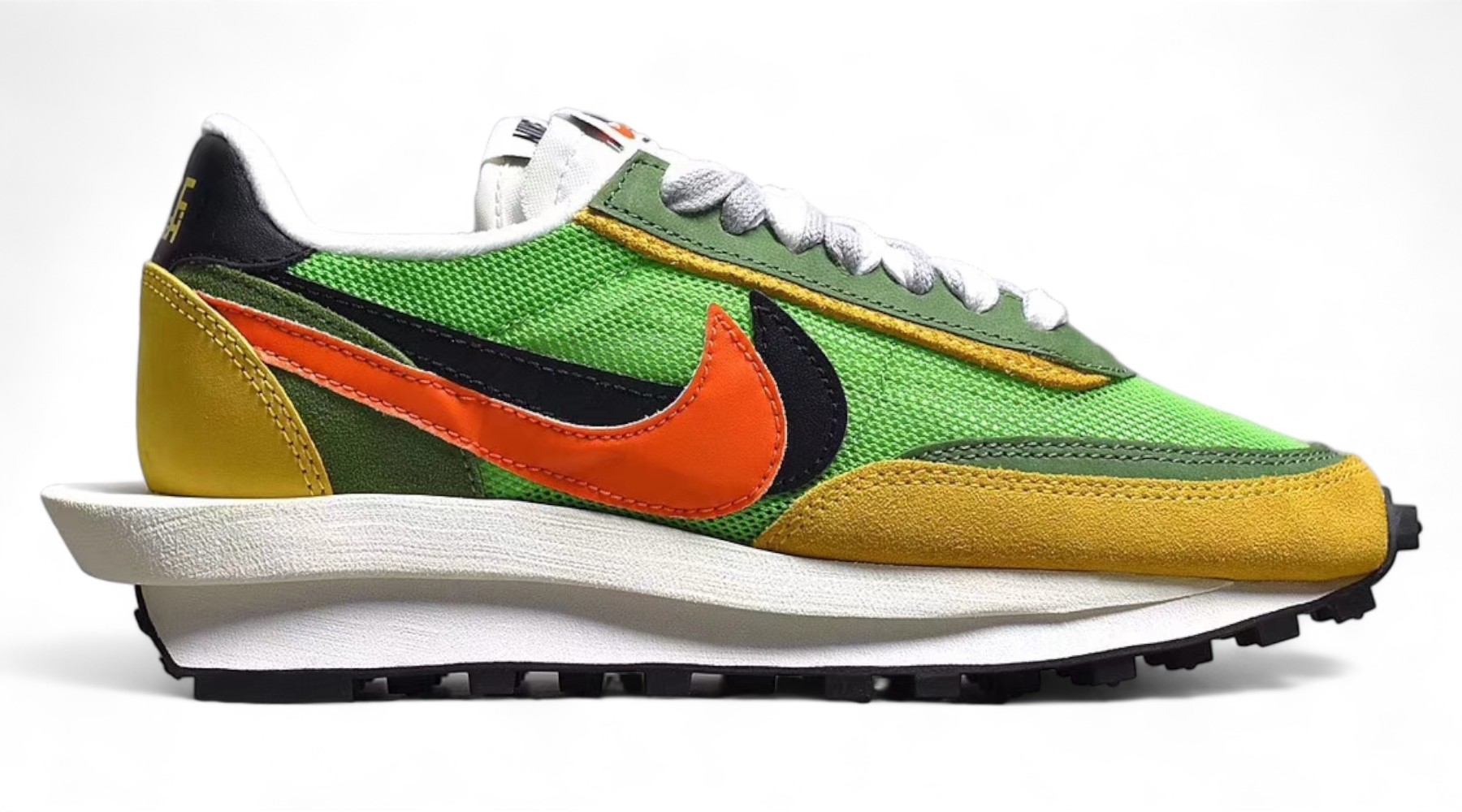 Sacai LVD Waffle Daybreak - green yellow