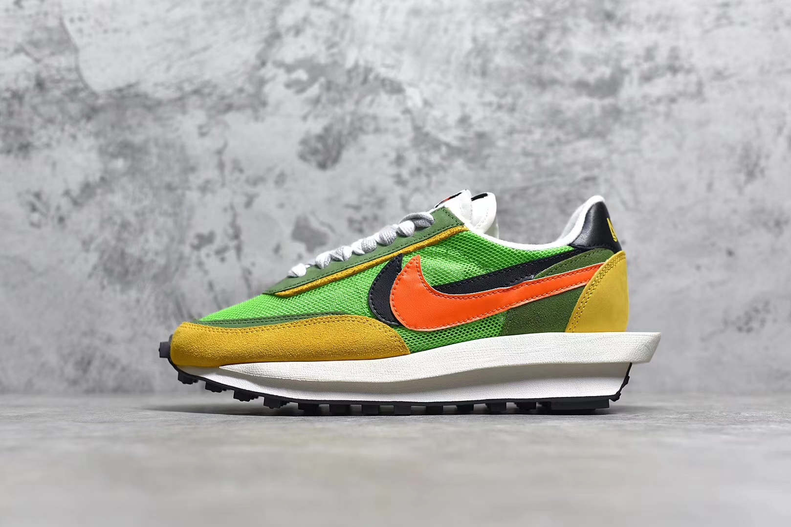 Sacai LVD Waffle Daybreak - green yellow