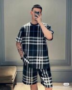 24ss Plaid Knit T-Shirt