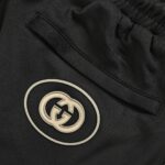 Three Colors Stripe Silicone Logo Short