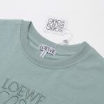 Loewe Embroidery Big Logo Pure Color T-Shirt