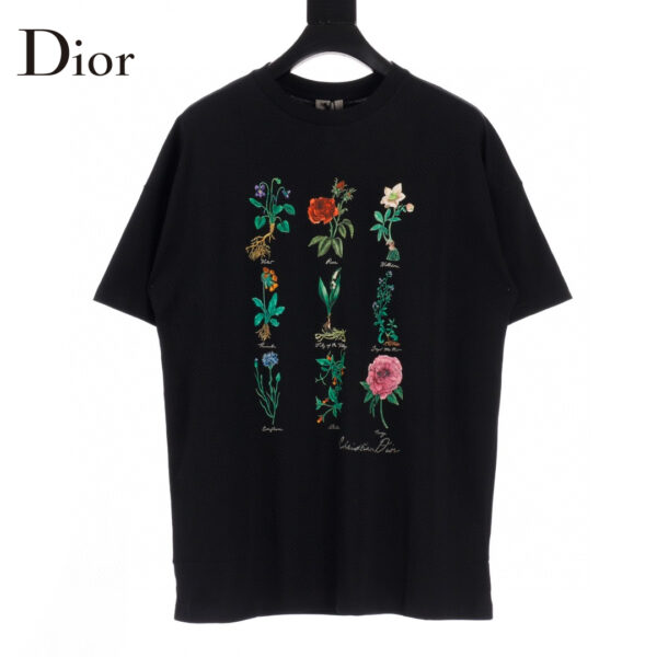 CD Flowers Specimen Logo T-Shirt