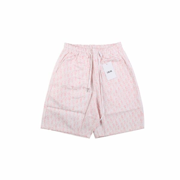 CD Full Logo Jacquard Weave Denim Short