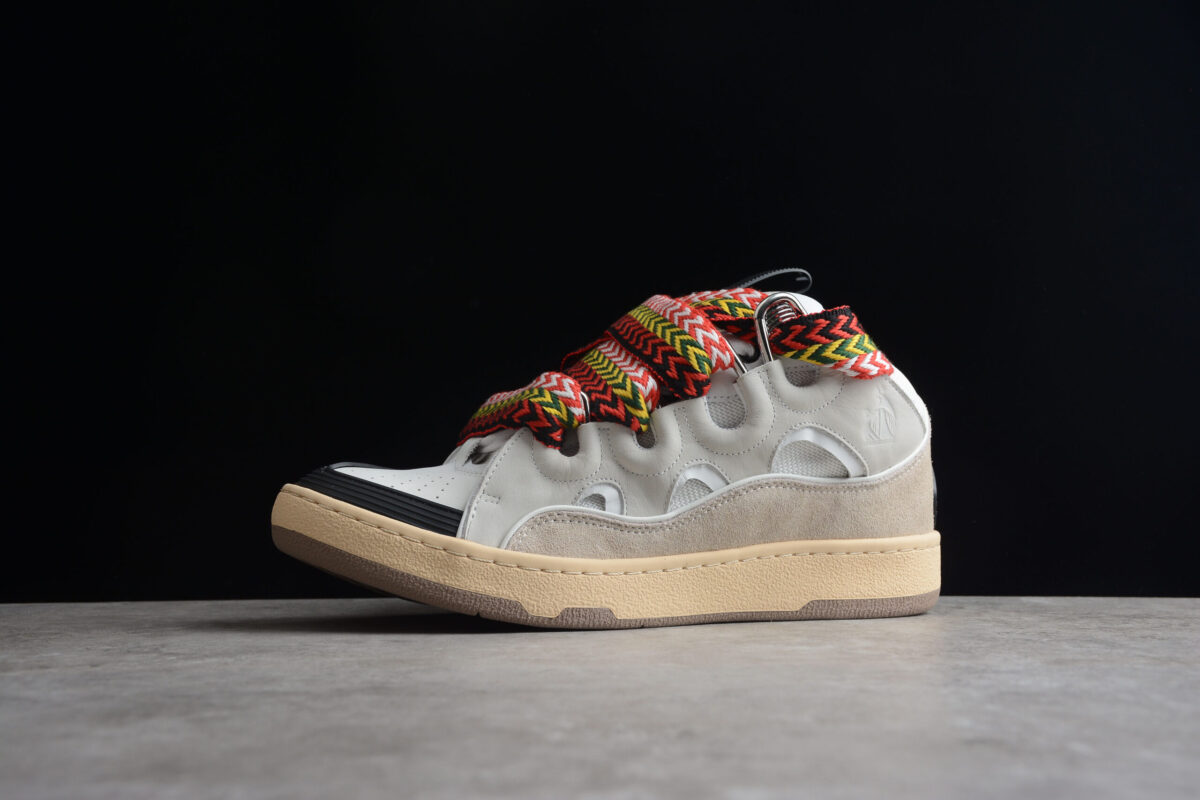 Lanvin Leather Curb White Ivory