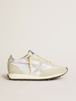 Marathon with white nylon upper and silver star