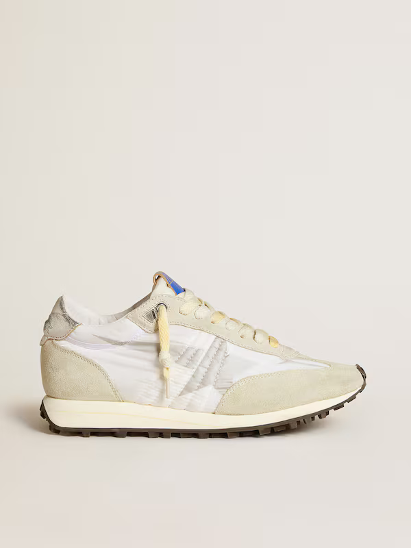 Marathon with white nylon upper and silver star