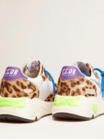 Running Sole sneakers in leopard-print pony skin