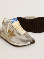 Marathon with silver ripstop nylon upper and gold star