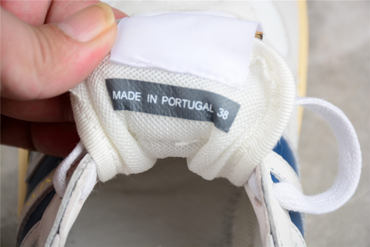Tennis Low Top Sneaker - White/blue