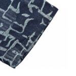 Tie Dye Jacquard Weave Logo Denim T-Shirt