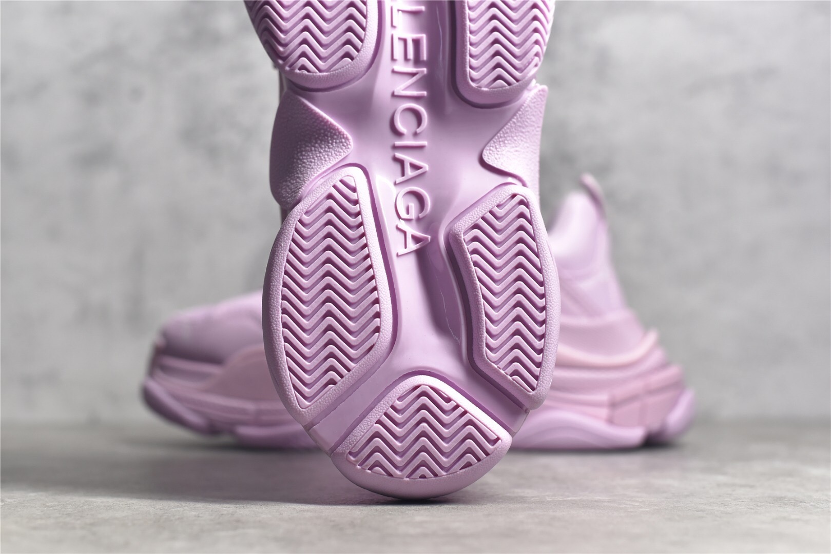 Balenciaga Triple S Allover Logo Pink