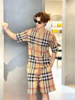 24ss Plaid Knit T-Shirt