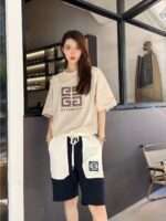 Big Pocket Totoro Embroidery Logo Joint Color Short