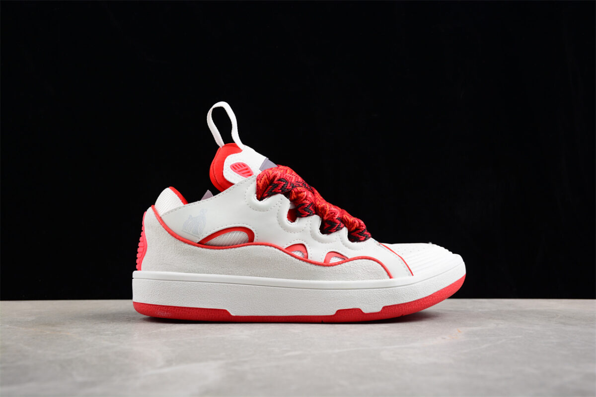 Lanvin Curb Sneaker Red/White